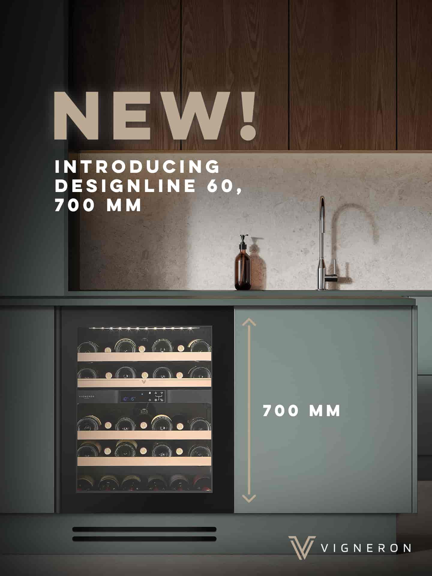 Designline 60, Dubbelzon, Svart, 700 Designline 60, Dubbelzon, Svart, 700