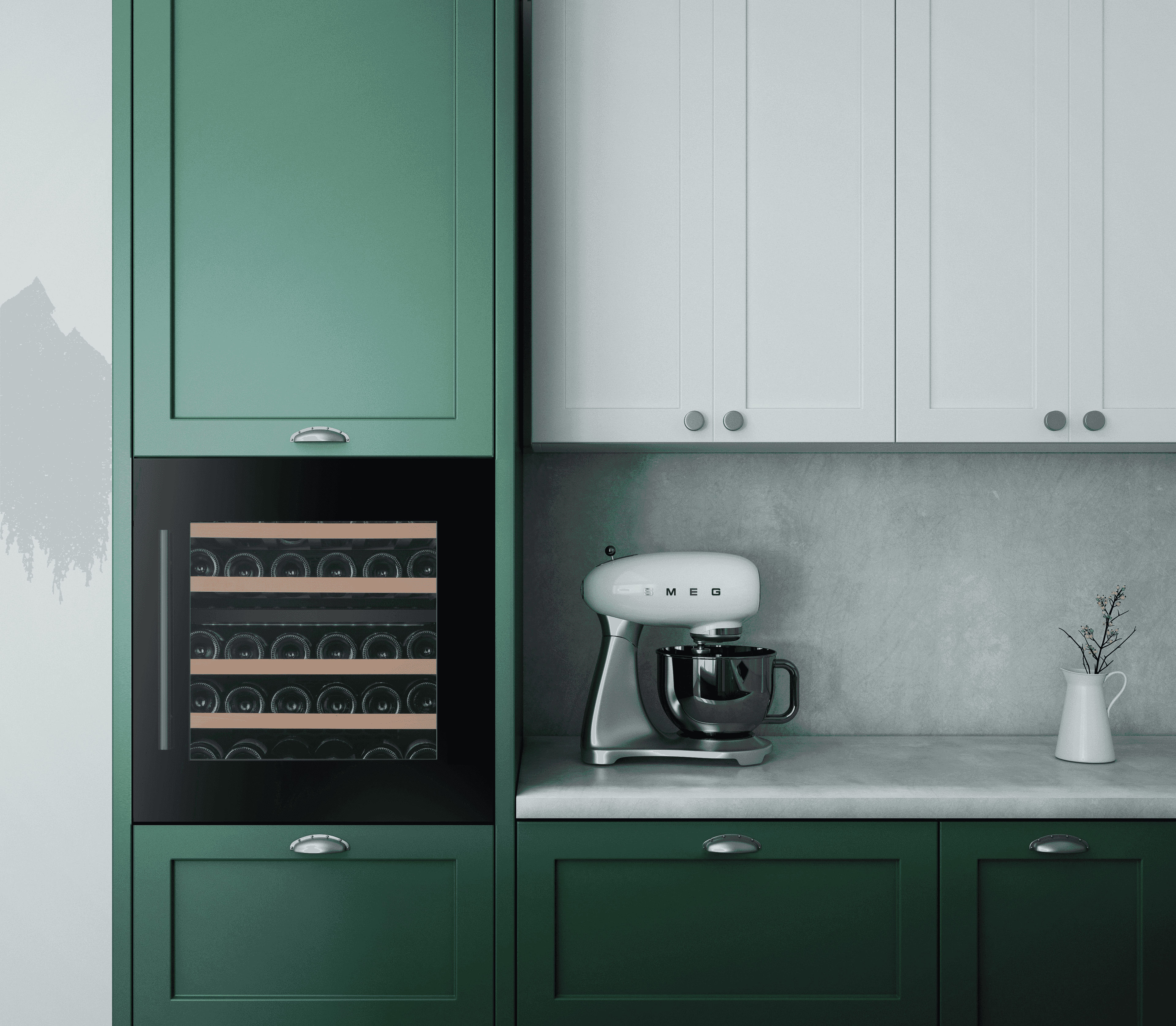 Demo- Kitchen Built-in 60, Dubbelzon, Svart Demo- Kitchen Built-in 60, Dubbelzon, Svart