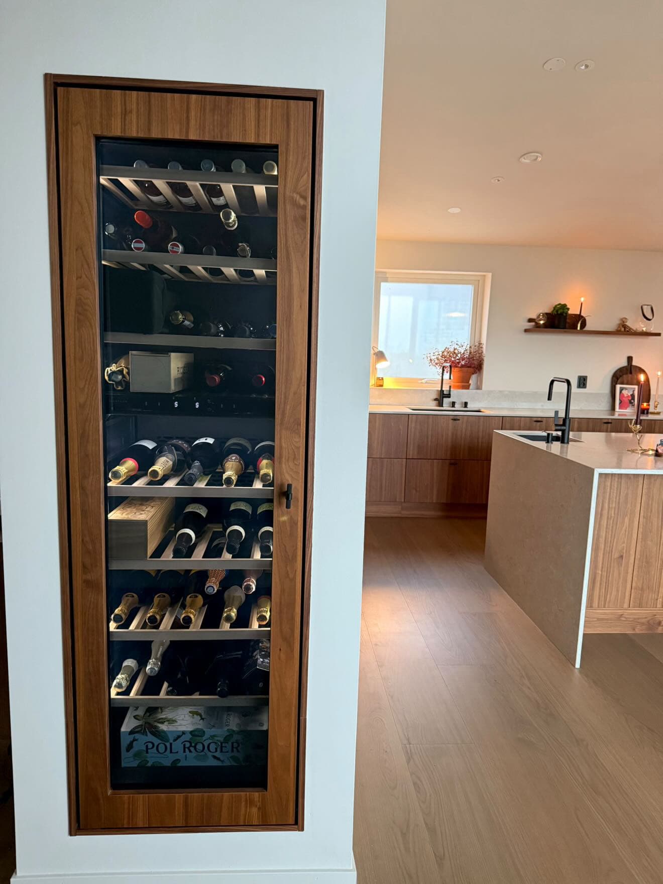 vigneron vinkyl med två temperaturzoner