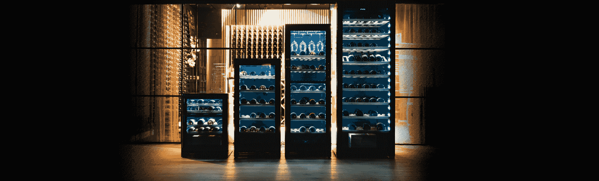 Fristående vinlagringsskåp